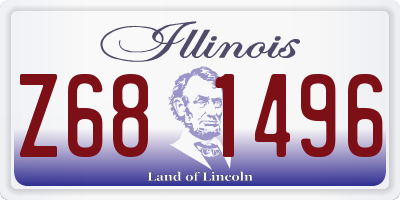 IL license plate Z681496