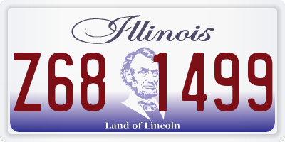 IL license plate Z681499
