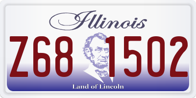 IL license plate Z681502