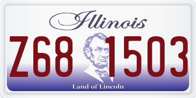 IL license plate Z681503