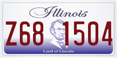 IL license plate Z681504