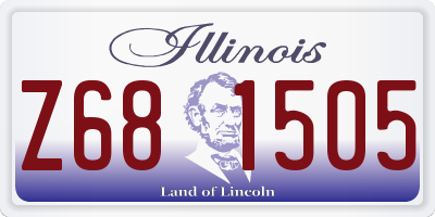 IL license plate Z681505