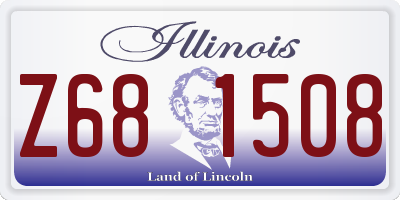 IL license plate Z681508