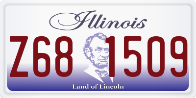 IL license plate Z681509