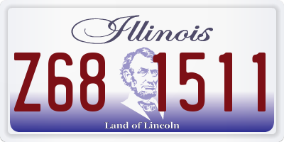 IL license plate Z681511