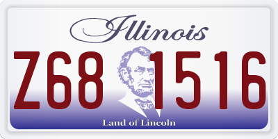 IL license plate Z681516