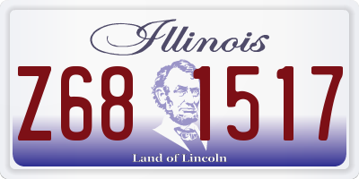 IL license plate Z681517