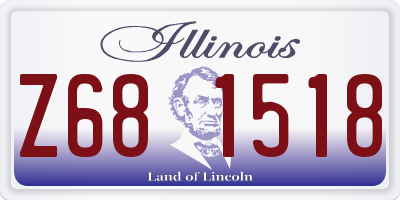 IL license plate Z681518