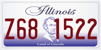 IL license plate Z681522