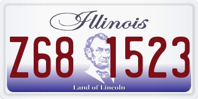 IL license plate Z681523
