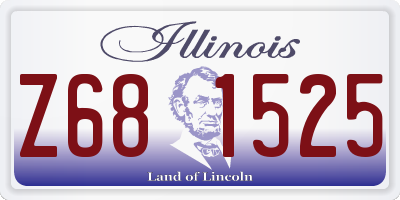 IL license plate Z681525