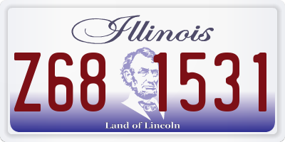 IL license plate Z681531