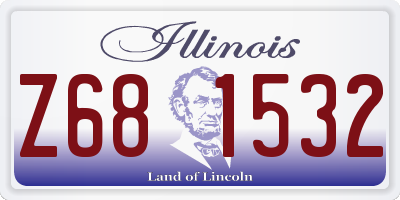 IL license plate Z681532