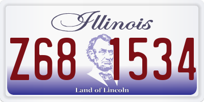 IL license plate Z681534
