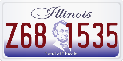 IL license plate Z681535