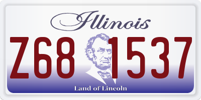 IL license plate Z681537