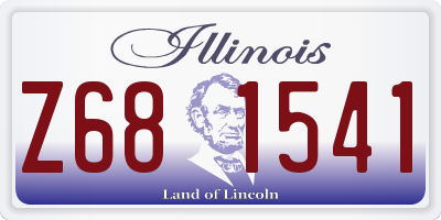 IL license plate Z681541