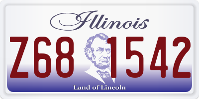 IL license plate Z681542
