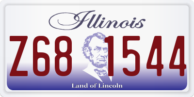 IL license plate Z681544