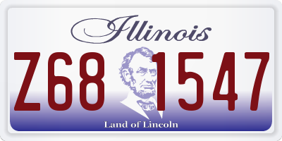 IL license plate Z681547
