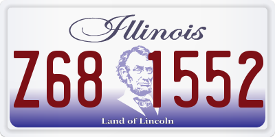 IL license plate Z681552