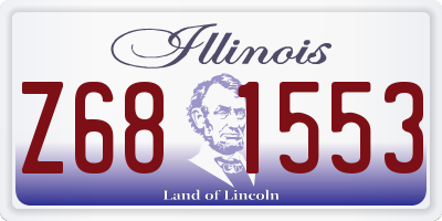 IL license plate Z681553