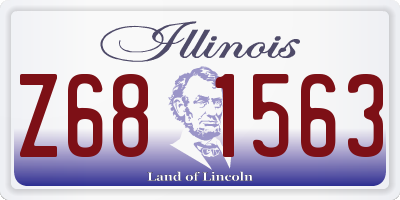IL license plate Z681563