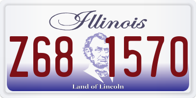 IL license plate Z681570