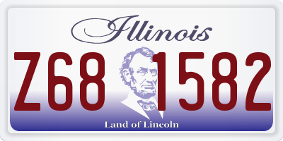 IL license plate Z681582