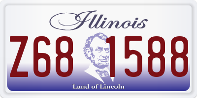 IL license plate Z681588