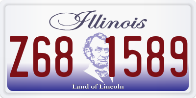 IL license plate Z681589