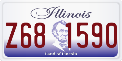 IL license plate Z681590