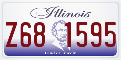 IL license plate Z681595