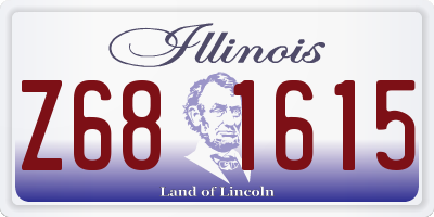 IL license plate Z681615