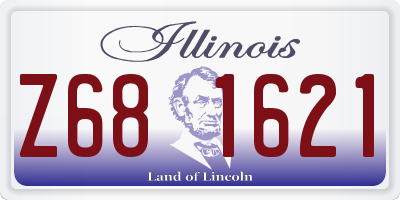 IL license plate Z681621