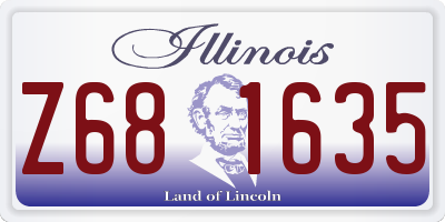 IL license plate Z681635