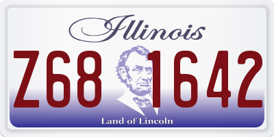 IL license plate Z681642