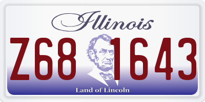 IL license plate Z681643