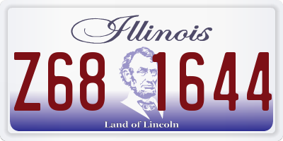 IL license plate Z681644
