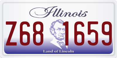 IL license plate Z681659