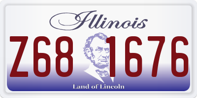 IL license plate Z681676