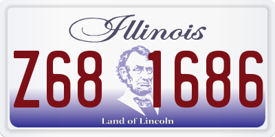 IL license plate Z681686