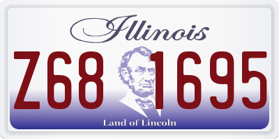 IL license plate Z681695