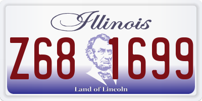 IL license plate Z681699