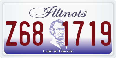 IL license plate Z681719