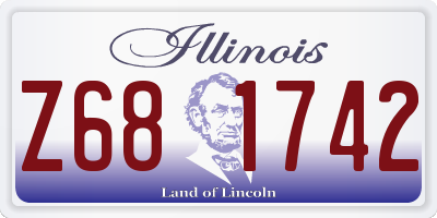 IL license plate Z681742