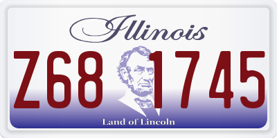 IL license plate Z681745