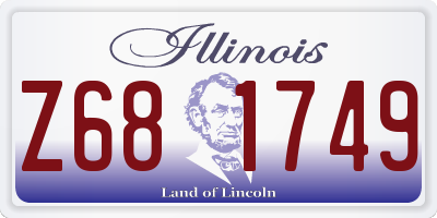IL license plate Z681749