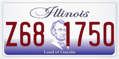IL license plate Z681750