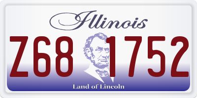 IL license plate Z681752